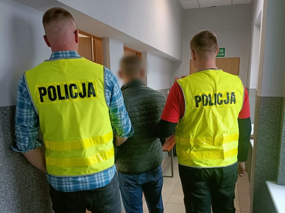 Zatrzymany mężczyzna /Policja