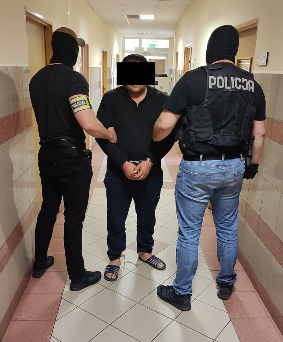 Zatrzymany mężczyzna /Policja