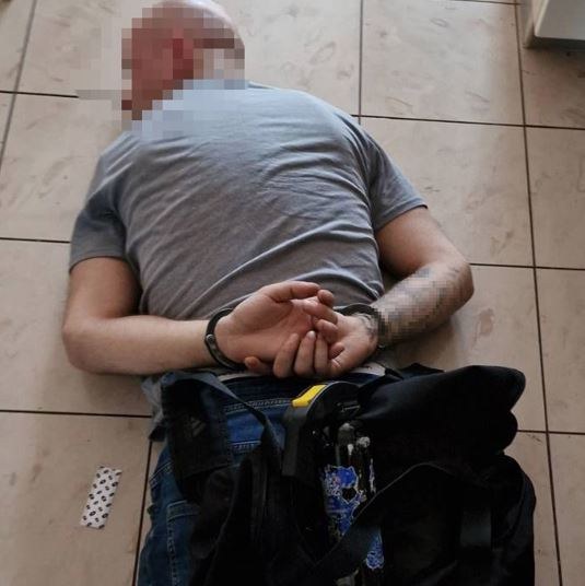 Zatrzymany mężczyzna /KWP Kraków /Policja