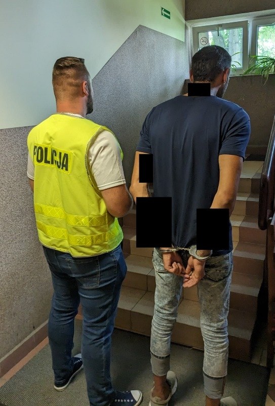 Zatrzymany mężczyzna /Policja