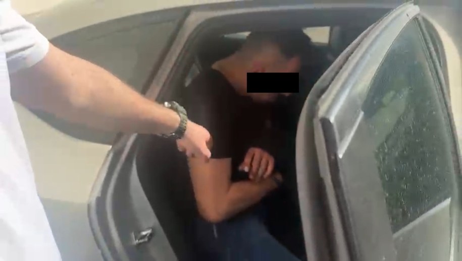 Zatrzymany mężczyzna /Policja /