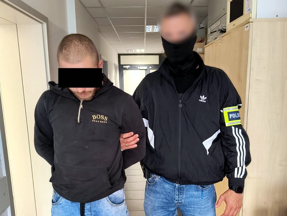 Zatrzymany mężczyzna /Policja Mokotów /