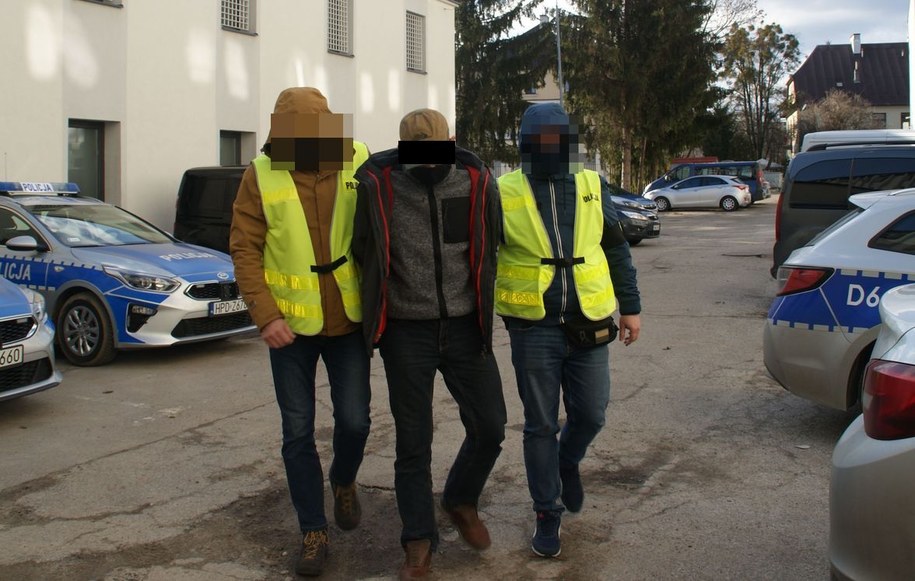 Zatrzymany podpalacz punktu szczepień przeciwko COVID 19 w Zamościu /Lubelska Policja /