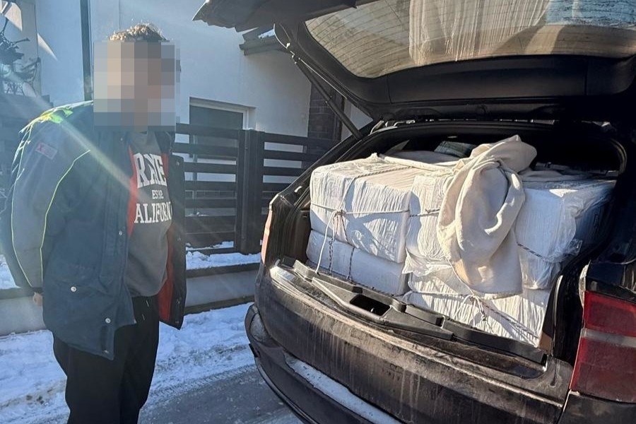 Zatrzymany za przemyt papierosów /Straż Graniczna