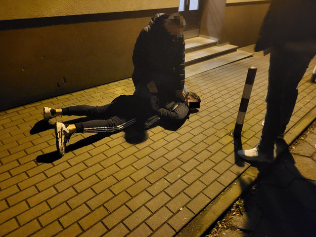 Zatrzymany złodziej bmw /Policja Warszawa /Policja