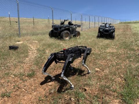 Zautomatyzowany Naziemny Pojazd Nadzoru (AGSV) Fot. Ghost Robotics /materiał zewnętrzny