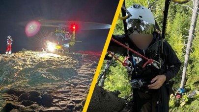 Zawał turysty w schronisku, paralotniarz na drzewie. GOPR w akcji  