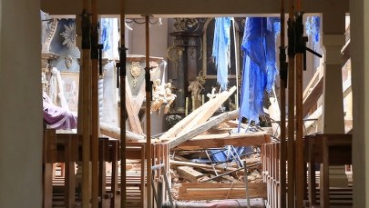 Zawaliła się ściana XIV-wiecznego kościoła. "Straty liczymy w milionach"