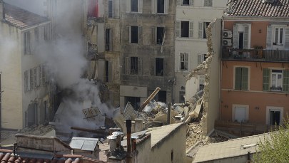 Zawaliły się dwie kamienice w Marsylii. Pod gruzami mogą być ludzie 