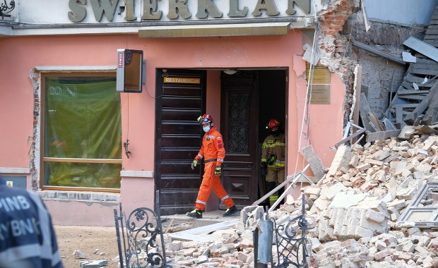 Zawalona kamienica w Rybniku. Część robotników była pijana