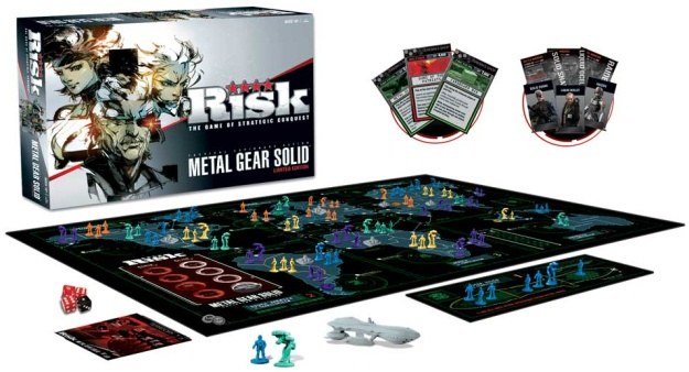 Zawartość opakowania z grą planszową Risk: Metal Gear Solid /Informacja prasowa