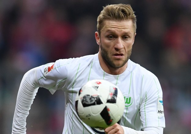 Zawodnik VfL Wolfsburg Jakub Błaszczykowski w meczu przeciwko Bayernowi Monachium /Pressefoto ULMER/Markus Ulmer/DPA /PAP
