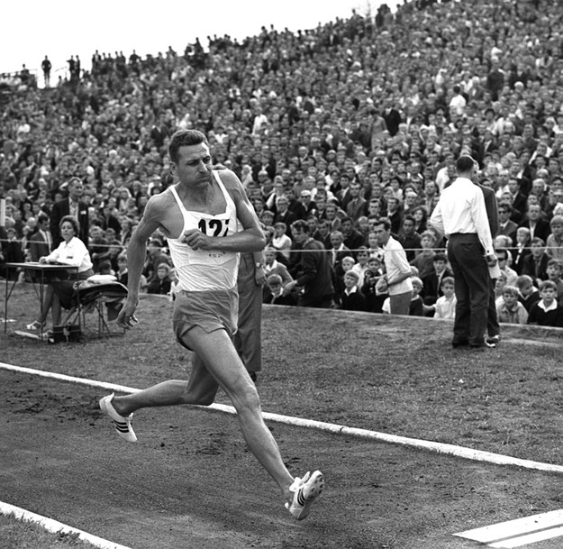 Zawody lekkoateltyczne - Warszawa, sierpień 1966 roku /CAF / Fot. Olszewski /PAP