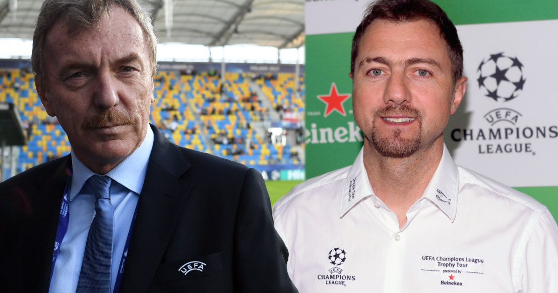 Zbigniew Boniek i Jerzy Dudek nie zostali odpowiednio docenieni w tegorocznej odsłonie popularnej serii piłkarskiej FIFA /AFP