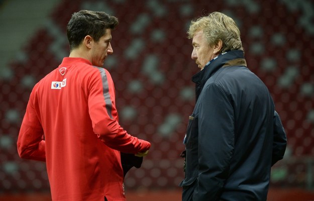 Zbigniew Boniek i Robert Lewandowski / 	Bartłomiej Zborowski    /PAP