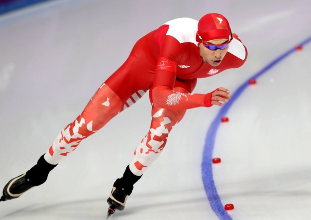 Zbigniew Bródka w biegu na 1500 m podczas lutowych igrzysk olimpijskich w Pjongczangu / 	Grzegorz Momot    /PAP