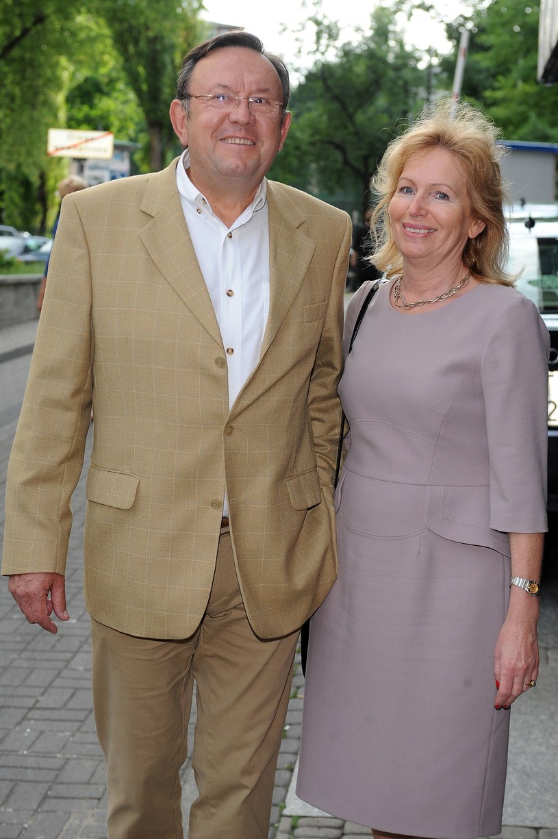 Zbigniew Buczkowski z żoną /Andras Szilagyi /MWMedia