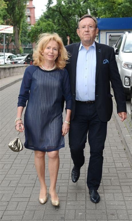 Zbigniew Buczkowski z żoną /Źródło: AIM