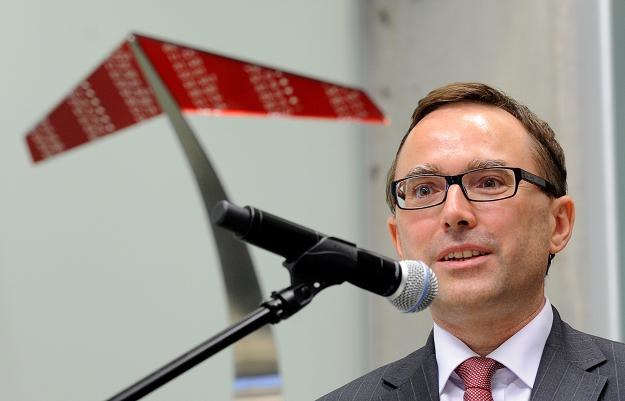 Zbigniew Cholewicki, prezes Browaru Gontyniec, podczas debiutu na NewConnect /PAP