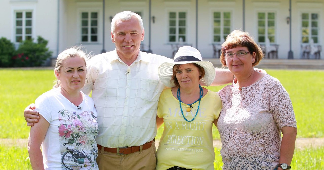 Zbigniew i jego wybranki - Irena, Łucja i Bogusia /TVP