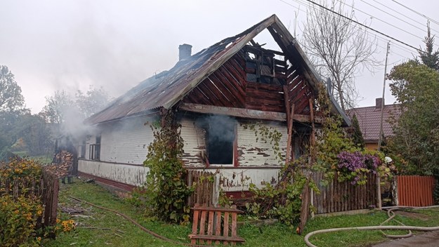 Zbigniew Marculewicz zginął w pożarze swojego domu /Straż Pożarna w Sokółce /Państwowa Straż Pożarna