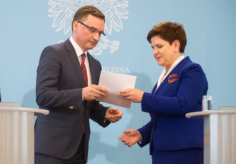 Zbigniew Ziobro i Beata Szydło /East News