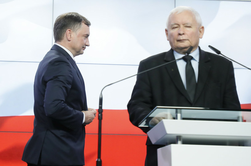 Zbigniew Ziobro i Jarosław Kaczyński /Piotr Molecki /East News