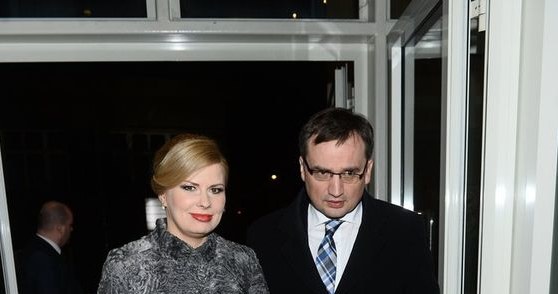 Zbigniew Ziobro i Patrycja Kotecka /Reporter