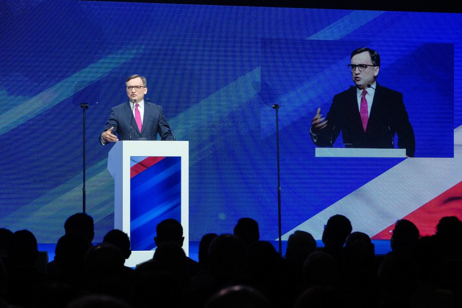 Zbigniew Ziobro na konwencji /Mateusz Marek /PAP