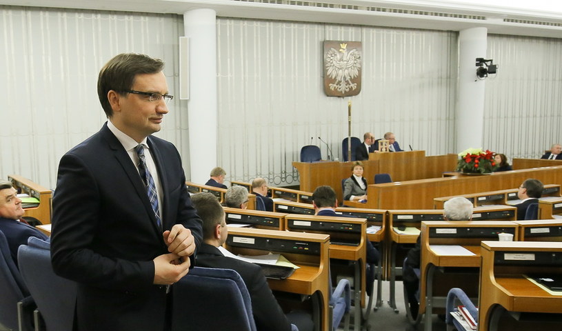 Zbigniew Ziobro w Senacie /Paweł Supernak /PAP