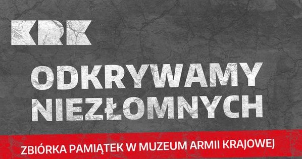 Zbiórka pamiątek związanych z WiN/ Muzeum Armii Krajowej /materiały prasowe