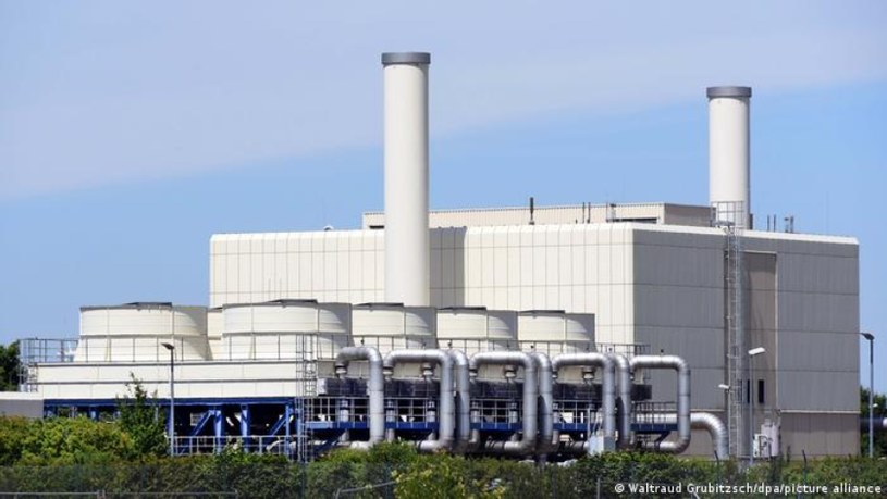 Zbiornik gazu w Saksonii-Anhalt. To rosnące koszty energii leżą u źródła rosnącej inflacji w Niemczech /Deutsche Welle