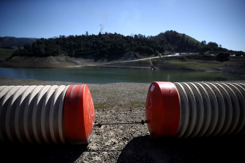 Zbiornik wodny Anderson Reservoir w Morgan Hill, Kalifornia /AFP
