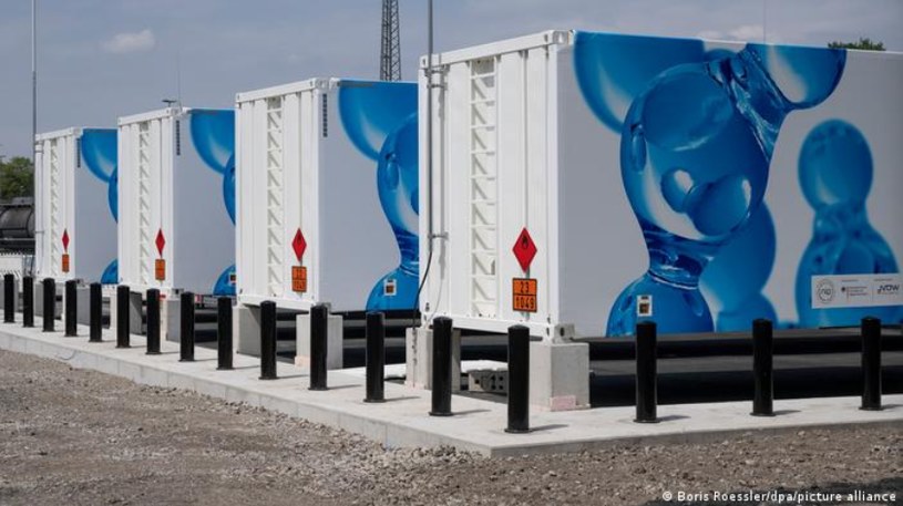 Zbiorniki na wodór w Hesji w Niemczech /Deutsche Welle