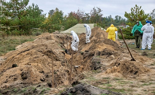 Zbiorowe groby na wyzwolonych terenach. 120 ciał w obwodzie donieckim