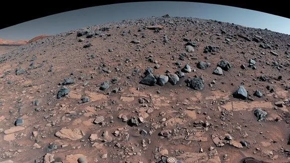 Zbocze Gediz Vallis na zdjęciu z łazika Curiosity /NASA/JPL-Caltech/MSSS /materiał zewnętrzny
