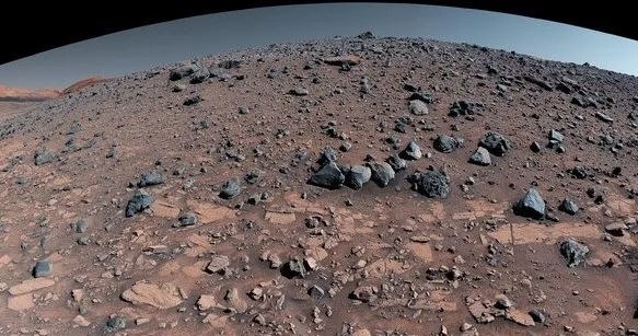 Zbocze Gediz Vallis na zdjęciu z łazika Curiosity /NASA/JPL-Caltech/MSSS /materiał zewnętrzny