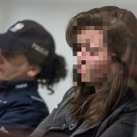 oskarżona na sali rozpraw