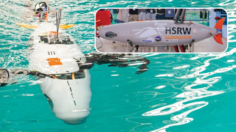 Zbudowali łódź podwodną na pedały niedługo wezmą udział w wyścigu u wybrzeży Wysp Kanaryjskich /Uniwersytet Rhine-Waal /materiały prasowe