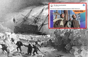 Zbudowali repliki HMS Erebus i HMS Terror. Chcą nimi opłynąć Antarktydę