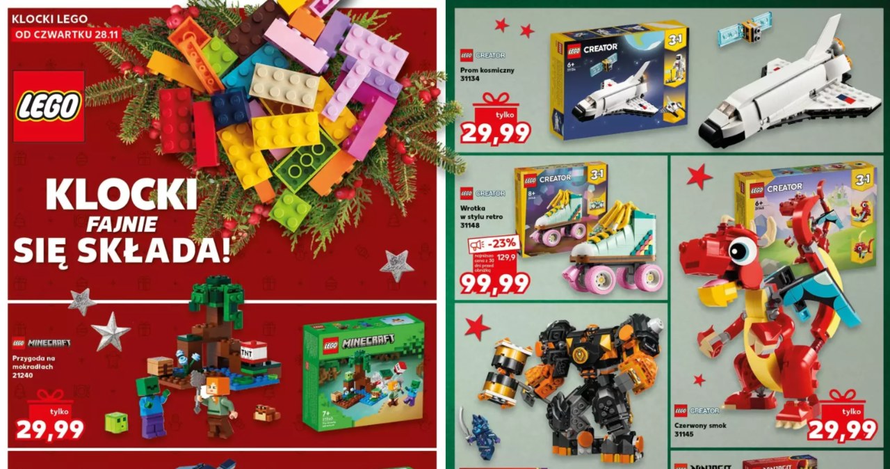 Zbuduj swoje marzenia! LEGO w promocyjnych cenach w Kauflandzie! /Kaufland /INTERIA.PL