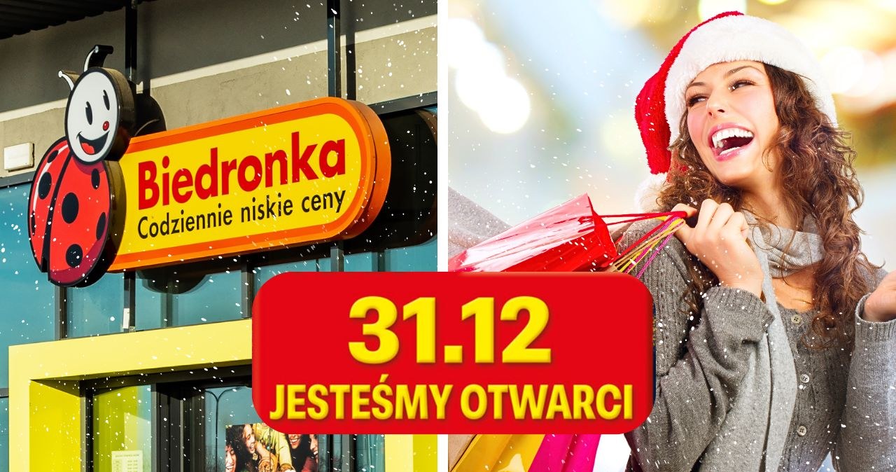 Zdążysz zrobić zakupy przed Sylwestrem! Biedronka otwarta dłużej 31.12 /CanvaPro /INTERIA.PL