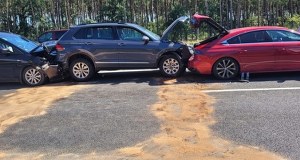 Zderzenie 7 aut na S3 pod Szczecinem. Są poszkodowani 