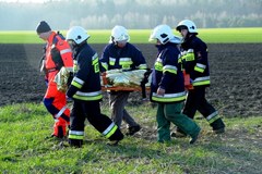 Zderzenie autokaru z ciężarówką w Słowinie. Zginęło dwoje młodych ludzi, 17 jest rannych