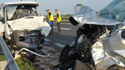 Zderzenie busów na krajowej „dziesiątce”