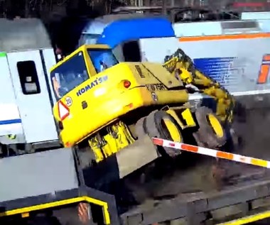 Zderzenie ciężarówki z rozpędzonym pociągiem