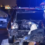 Zderzenie ciężarówki z samochodem osobowym w Łódzkiem. Trzy osoby ranne