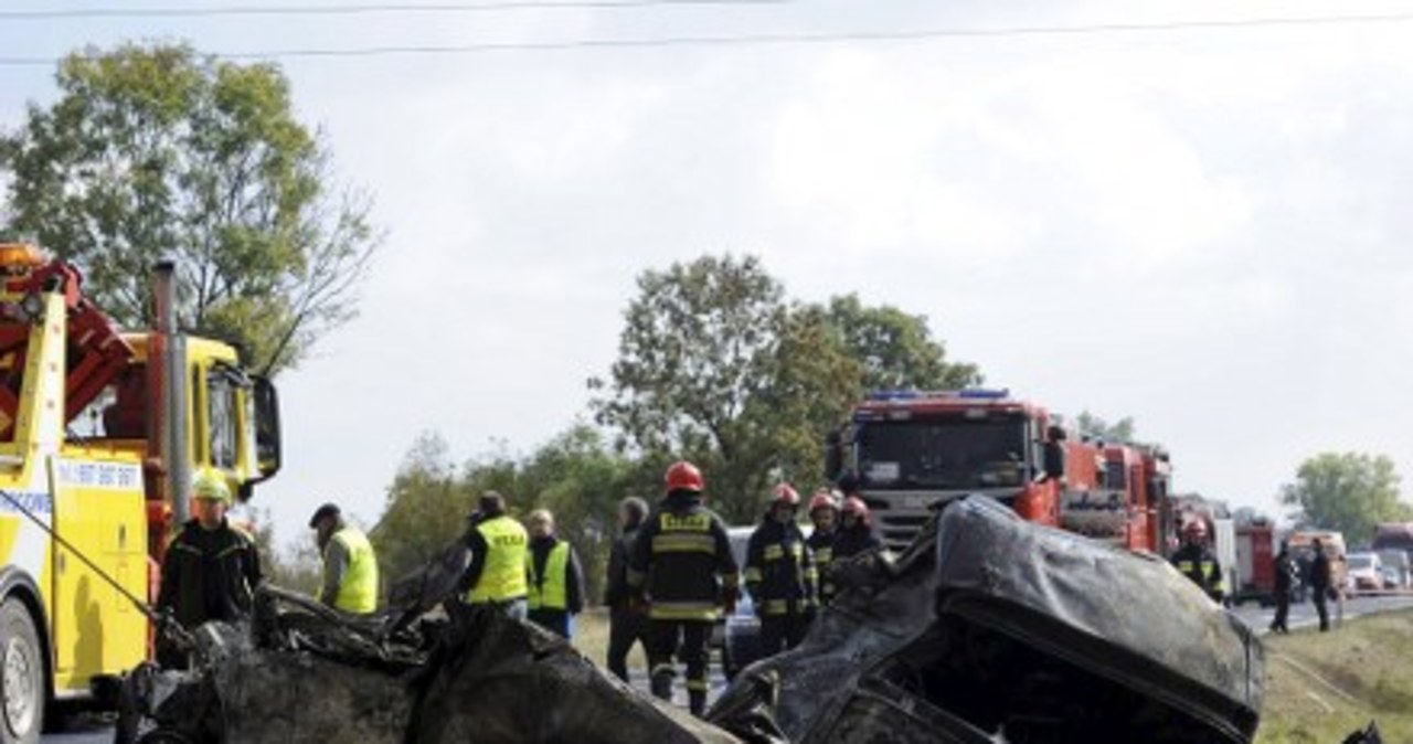 Zderzenie cysterny z karetką w Prusicach