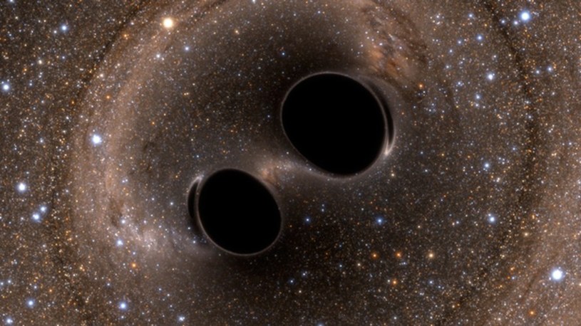 Zderzenie czarnych dziur to niewyobrażalnie potężne zjawisko /materiały prasowe