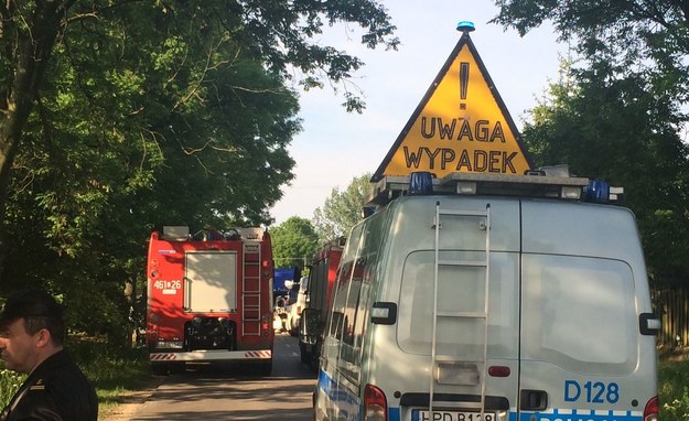 Zderzenie czterech samochodów w Łódzkiem. Trzy osoby ranne